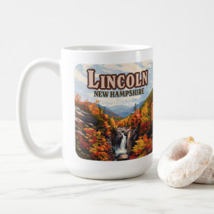 Caneca De Café Lincoln New Hampshire Franconia Falls