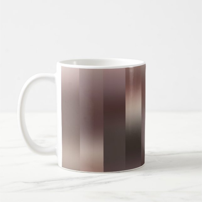 Caneca De Café Linda abstrato com fundo castanho vertical  (Esquerda)