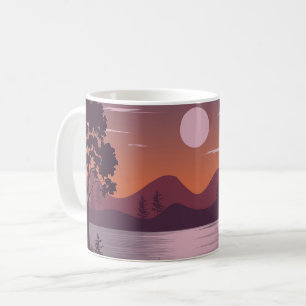 Caneca De Café Linda cena do rio