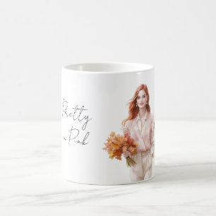 Caneca De Café Linda de Rosa Ruiva