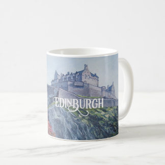 Caneca De Café Linda Escócia Edinburgh Castle belas artes