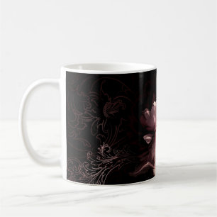 Caneca De Café Linda flor de pedônia