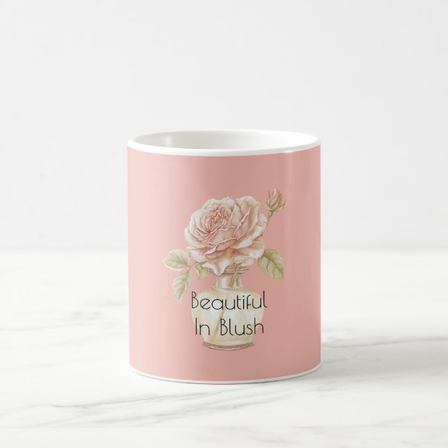 Caneca De Café Linda Flor Rosa Corada (Centro)