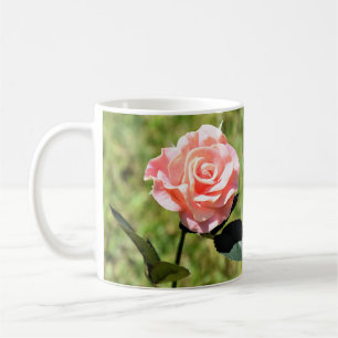 Caneca De Café Linda flor rosa rosa rosa rosa perfeita