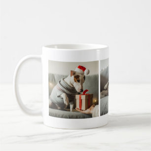 Caneca De Café Linda Foto de Natal Incrível Collage Mug