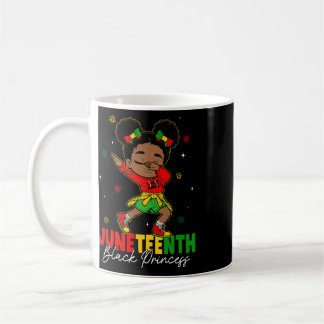 Caneca De Café Linda Garotinha Negra Dabbing Princesa Negra Jun