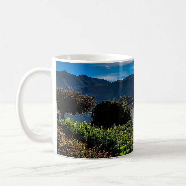 Caneca De Café Linda Lago Como Itália (Esquerda)