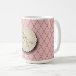 Caneca De Café Linda Libélula Dourada