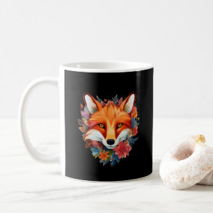 Caneca De Café Linda Linda Mola Aquática Flor De Fox