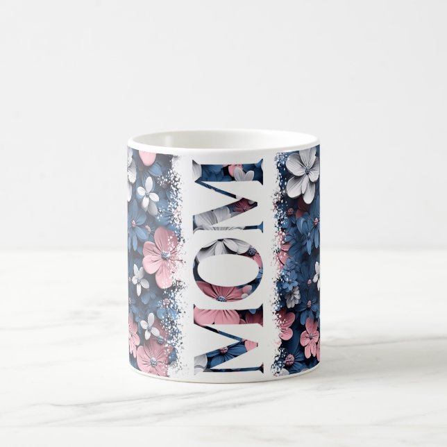 Caneca De Café Linda Mãe Floral Flores 4 Mãe (Centro)