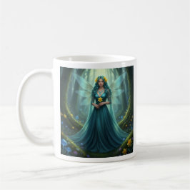 Caneca De Café Linda Marcha de Aquamarine Fairy