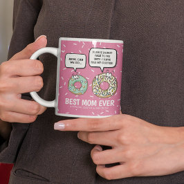 Caneca De Café Linda Melhor Mãe de Todos os Tempos | Humor de Don