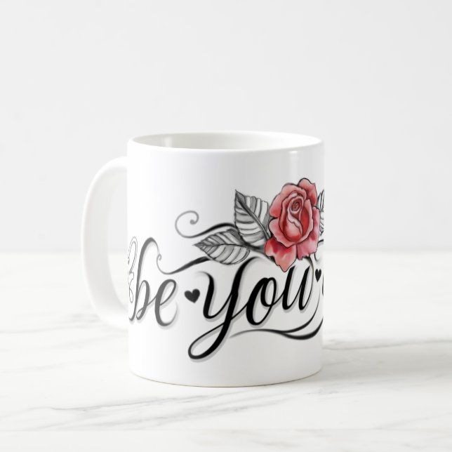 Caneca De Café Linda menina (Frente Esquerda)