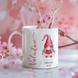 Caneca De Café Linda Menina GNOME você Dia dos Namorados