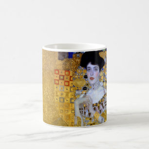 Caneca De Café Linda mulher no Dourado Gustav Klimt Coffee Mu