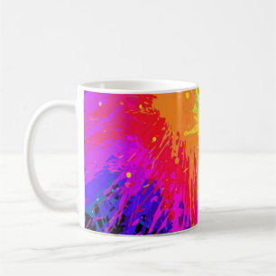 Caneca De Café Linda Paint Splash Coffee Mug