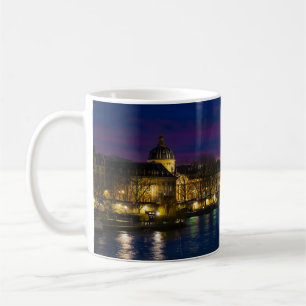 Caneca De Café Linda Paris, França, Noite, Skyline