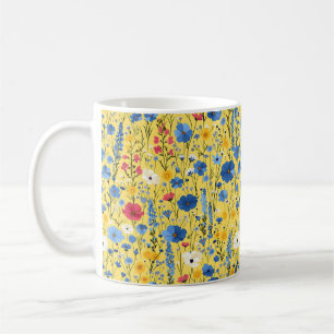 Caneca De Café Linda Primavera Colorida Girassol
