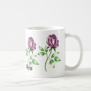Caneca De Café Linda Rosa