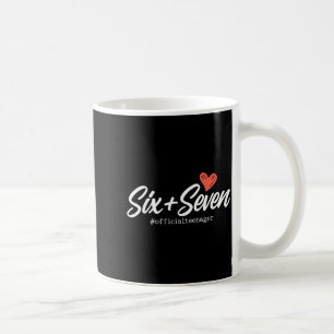 Caneca De Café Linda Seis Sete Aniversário de 13 anos Adolescente