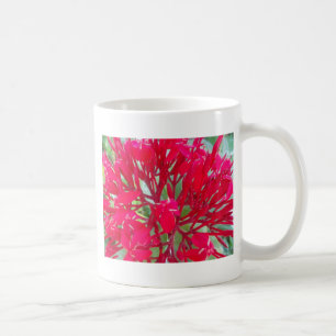 Caneca De Café Lindas e incríveis flores vermelhas Mug Duas image