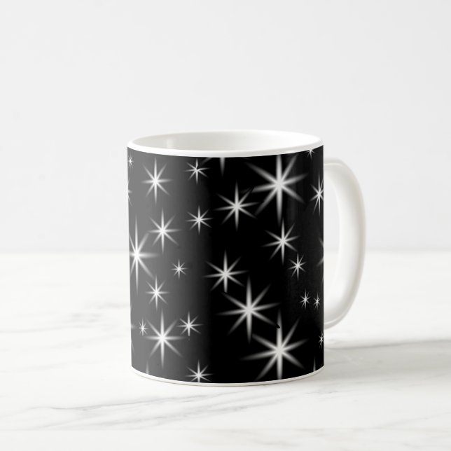 Caneca De Café lindas estrelas (Frente Esquerda)