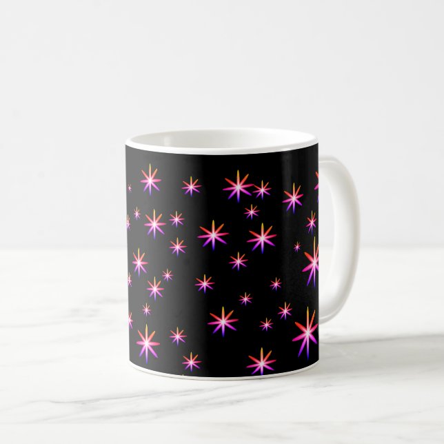 Caneca De Café lindas estrelas (Frente Esquerda)