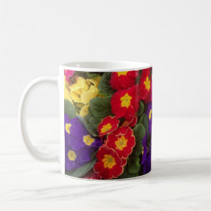 Caneca De Café Lindas flores de polianthus brilhantes