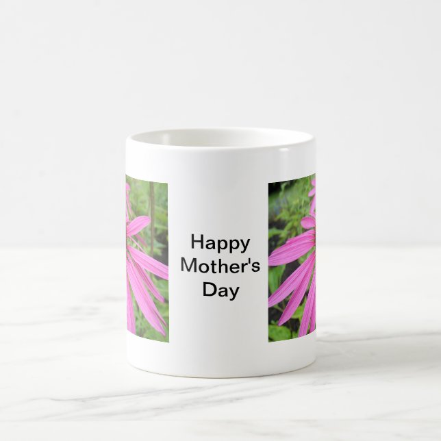 Caneca De Café lindas flores roxas rosa (Centro)