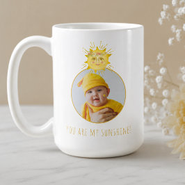 Caneca De Café Lindo Amarelo Você É Meu Solzinho Bebê Foto