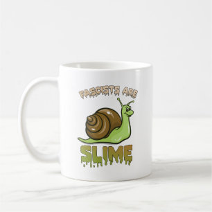 Caneca De Café Lindo Caracol Retro - Fascistas são Limo