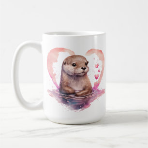 Caneca De Café Lindo e Bonito Cachorro de Água Cor Rosa