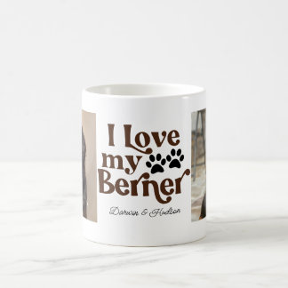Caneca De Café Lindo Eu Amo Meu Berner Bernese Mountain Dog 2 Fot