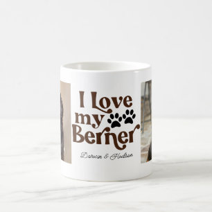 Caneca De Café Lindo Eu Amo Meu Berner Cão De Montanha Bernês 2 F