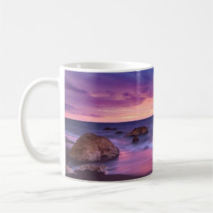 Caneca De Café Lindo Fotografia Costeira Sunset