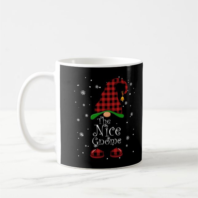 Caneca De Café Lindo Gnome Búfalo Xadrez Correspondente Família N (Esquerda)