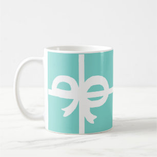 Caneca De Café Lindo Laço Azul