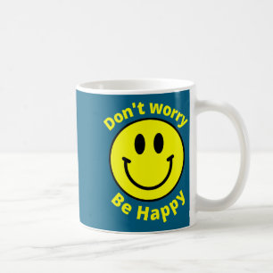 Caneca De Café Lindo Não se Preocupe Feliz Sol Felicidade