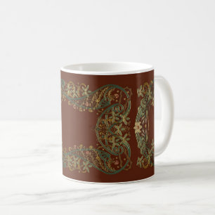Caneca De Café Lindo Novo Floral Com Lírio