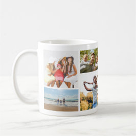 Caneca De Café Lindo Presente de Colagem de 8 Fotos
