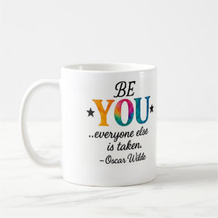 Caneca De Café Lindo SEJA VOCÊ! Citação inspiradora