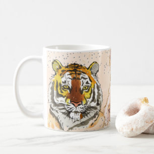 Caneca De Café Lindo Tigre Selva Safari Coffee Mug, Taça