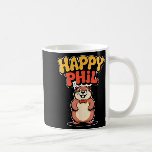 Caneca De Café Lindo Traje do Dia da Marmota do Punxy Phils em 2 