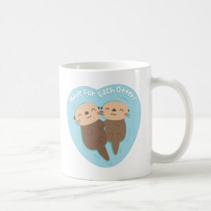 Caneca De Café Lindo Trocadilho Feito Para Cada Lontra