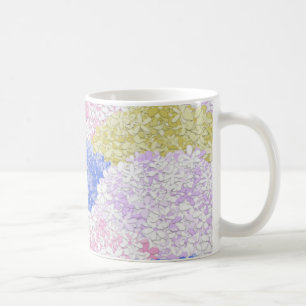 Caneca De Café Lindos Campos De Hydrangeas
