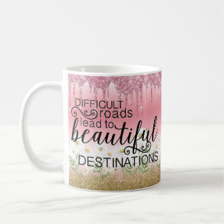 Caneca De Café "Lindos Destinos" - Mug Inspiracional