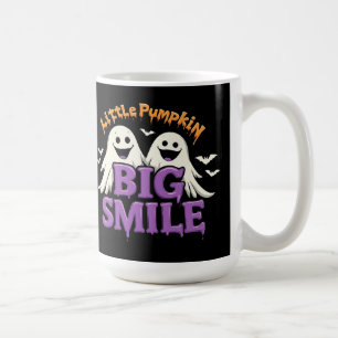 Caneca De Café 👻✨ Lindos Fantasmas e Morcegos Vibes de Café de H