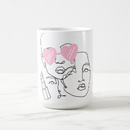 Caneca De Café Line art Mug