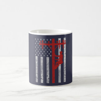 Caneca De Café Lineman americano