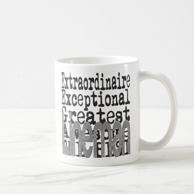 Caneca De Café Lineman Extraordinaire (Direita)